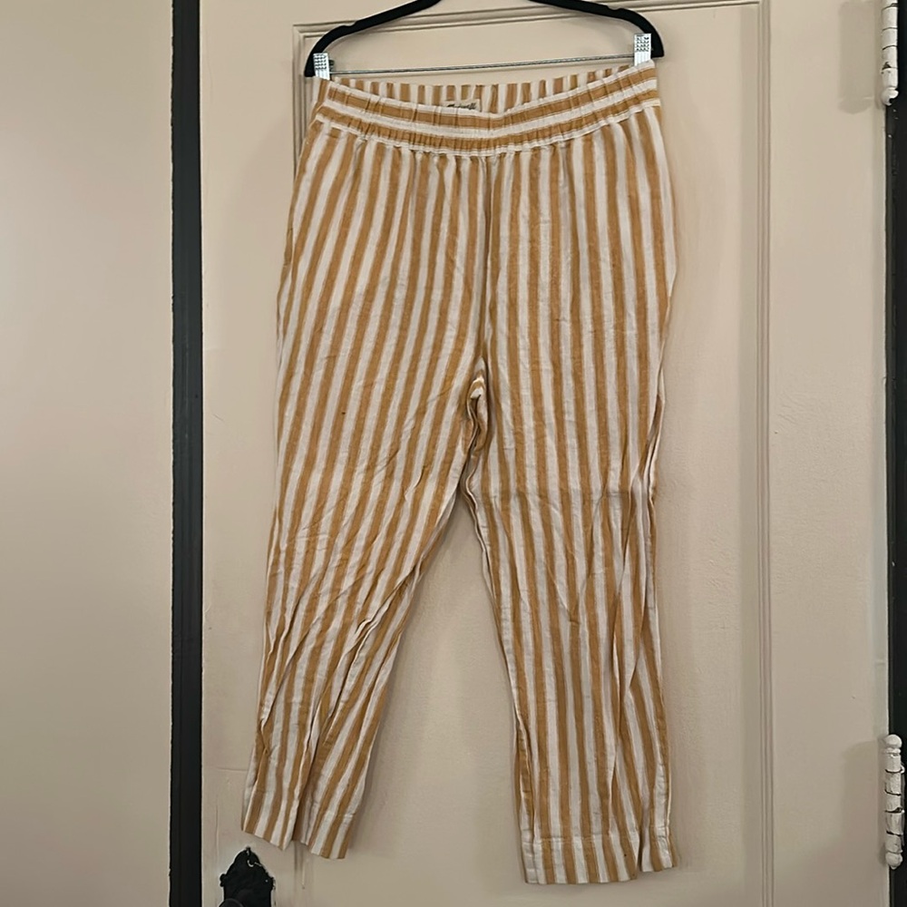 Madewell Linen Pull on pants